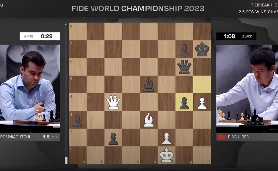 World Chess Championship 2023 Game 14 As It Happened: Ding Liren